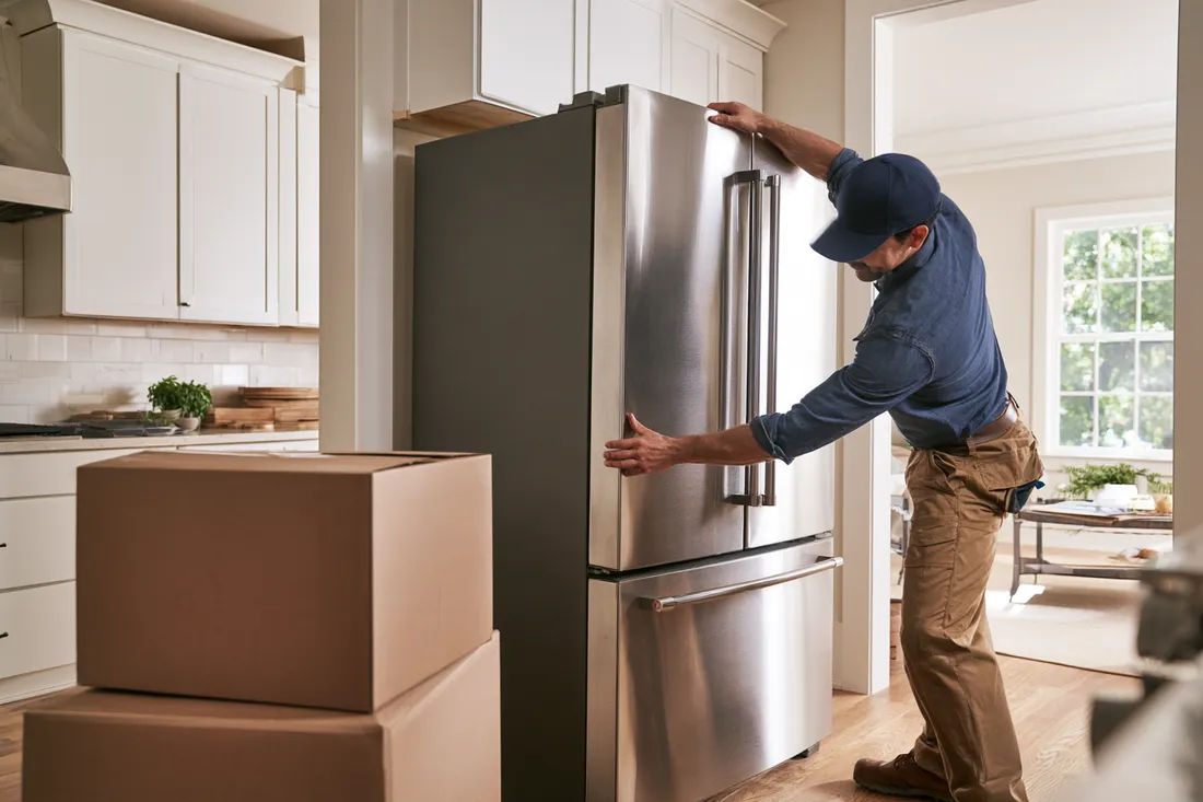 New refrigerator installation covered by a larger personal loan